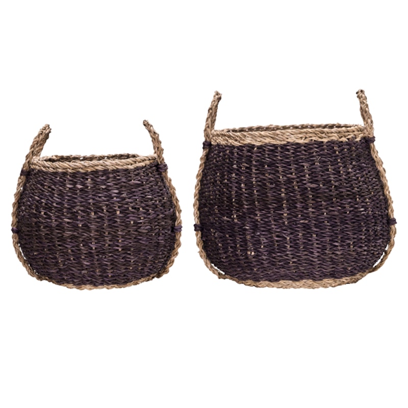 Rangi Förvaringskorg 2-pack, Plommon