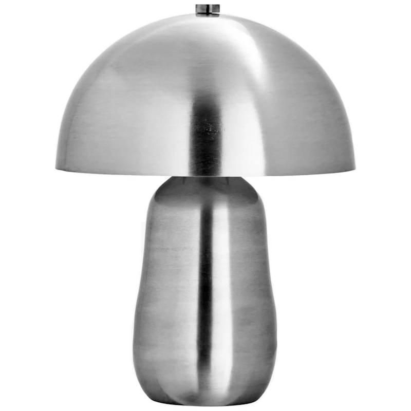 Roomie Bordslampa, Brushed Silver
