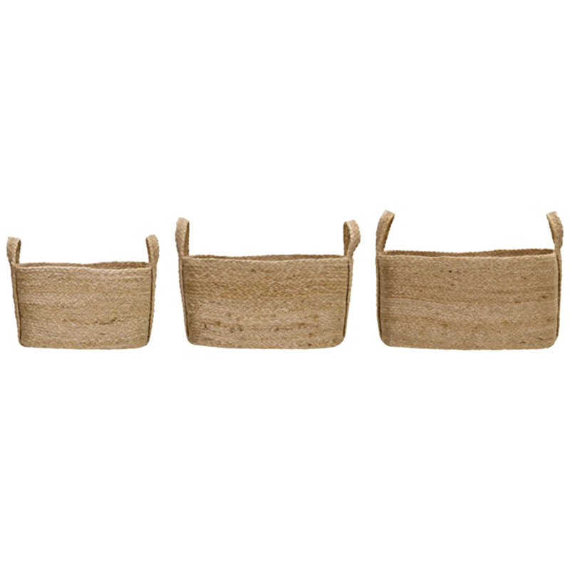 Stella Förvaringskorg 3-pack, Natur