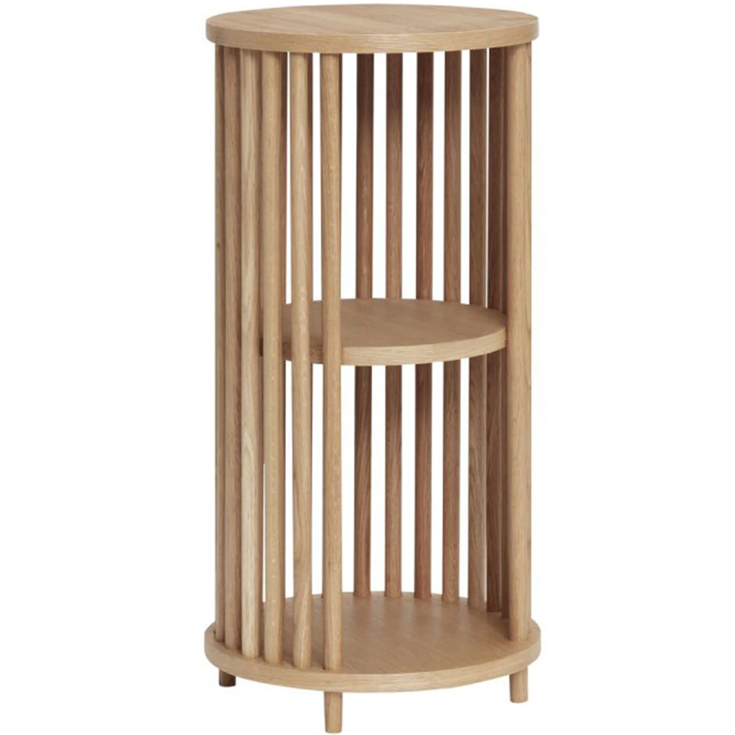 H&uuml;bsch Folk Hylla - Sidobord & Avlastningsbord Ek Natural - 881111F