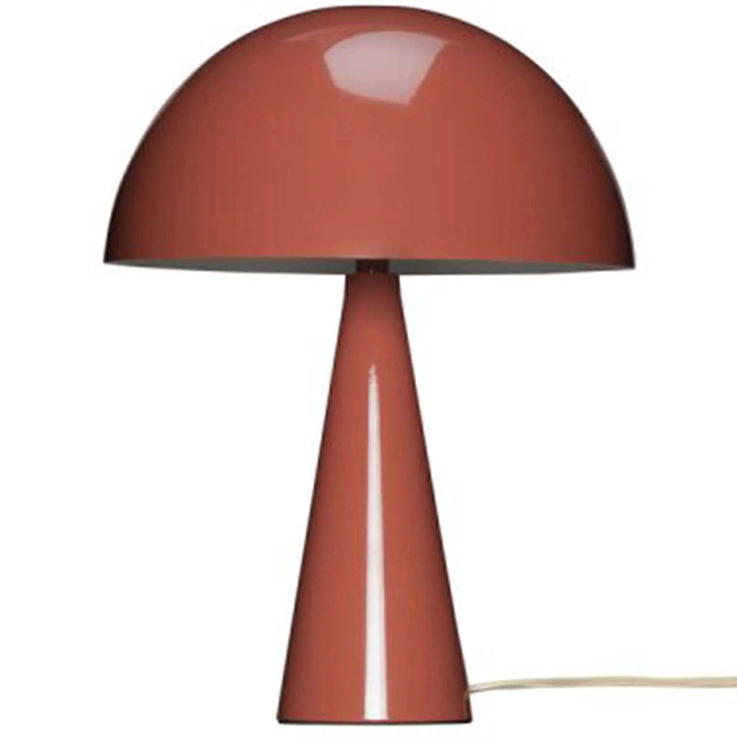 H&uuml;bsch Mush Mini Bordslampa Maroon/sand - Bordslampor J&auml;rn Sand - 962054