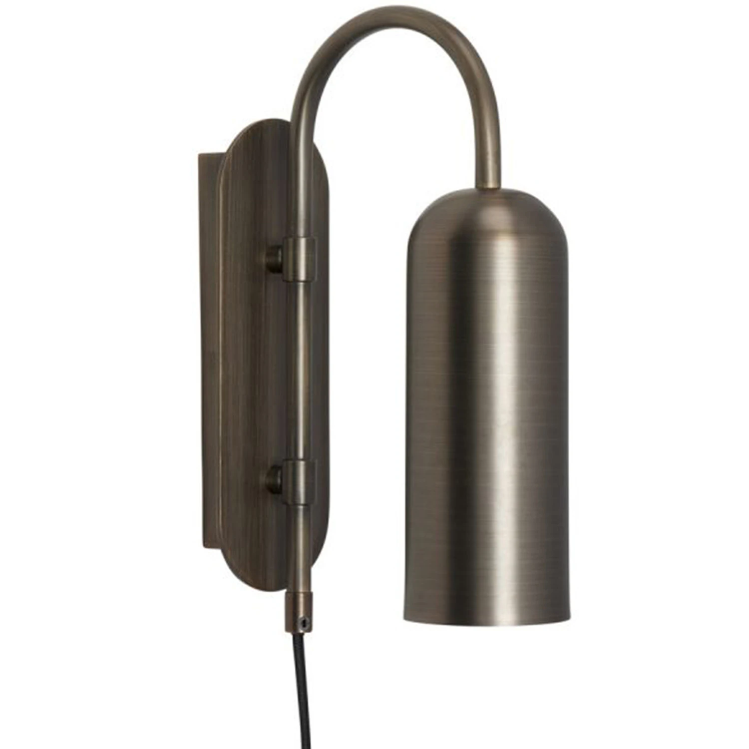 Hübsch Zenith Vägglampa Burnished Brass - Vägglampor Järn Burnished brass - 991507