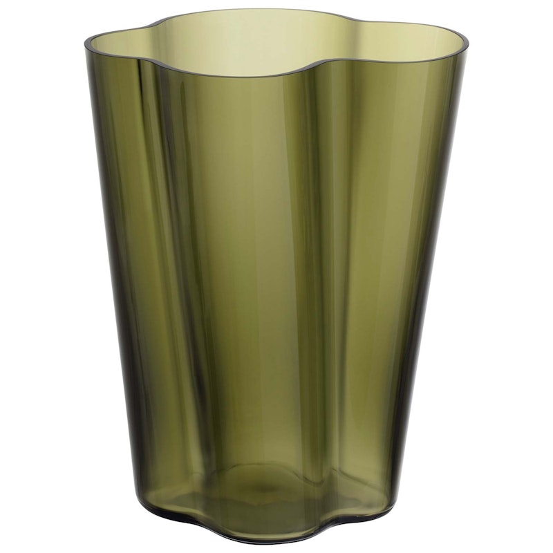 Aalto Vas 27 cm, Mossgrön