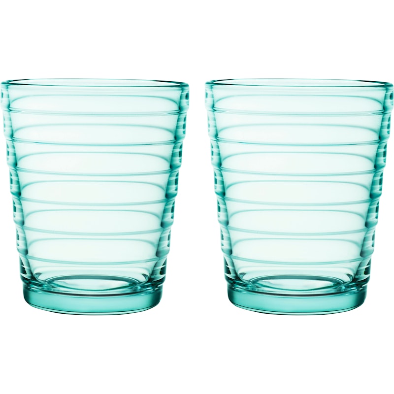 Aino Aalto Dricksglas 22 cl 2-pack, Water Green
