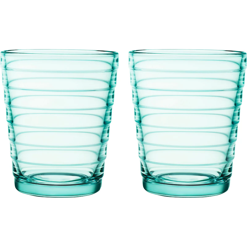 Aino Aalto Dricksglas 22 cl 2-pack, Water Green