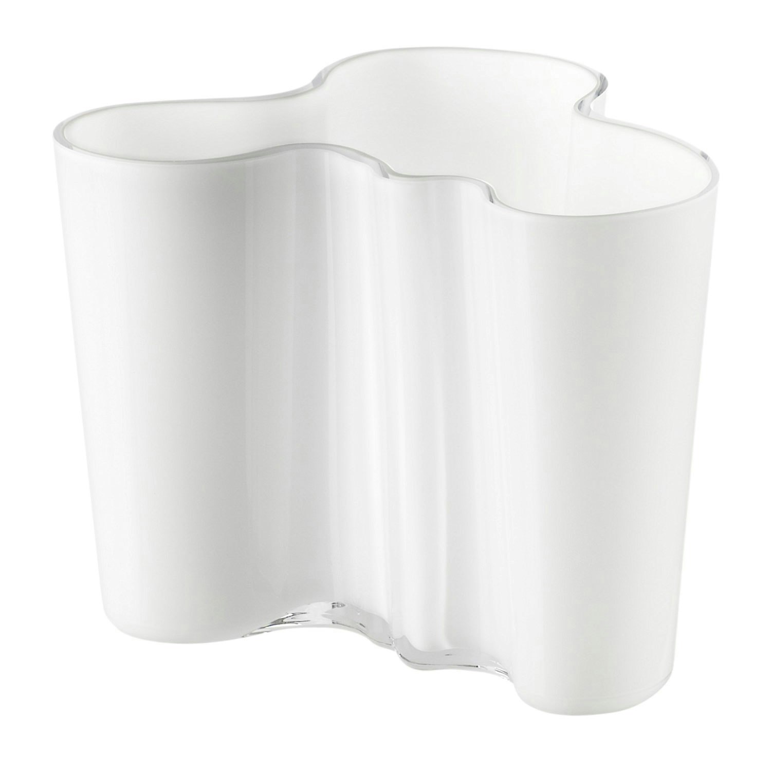 Iittala Alvar Aalto Vas 12 Cm Vit - Vaser Munbl&aring;st Glas Vit - 1007040