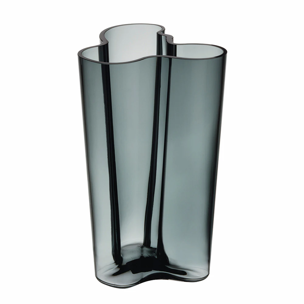 Iittala Alvar Aalto Vas 25,1 Cm M&ouml;rkgr&aring; - Vaser Glas M&ouml;rkgr&aring; - 1020907