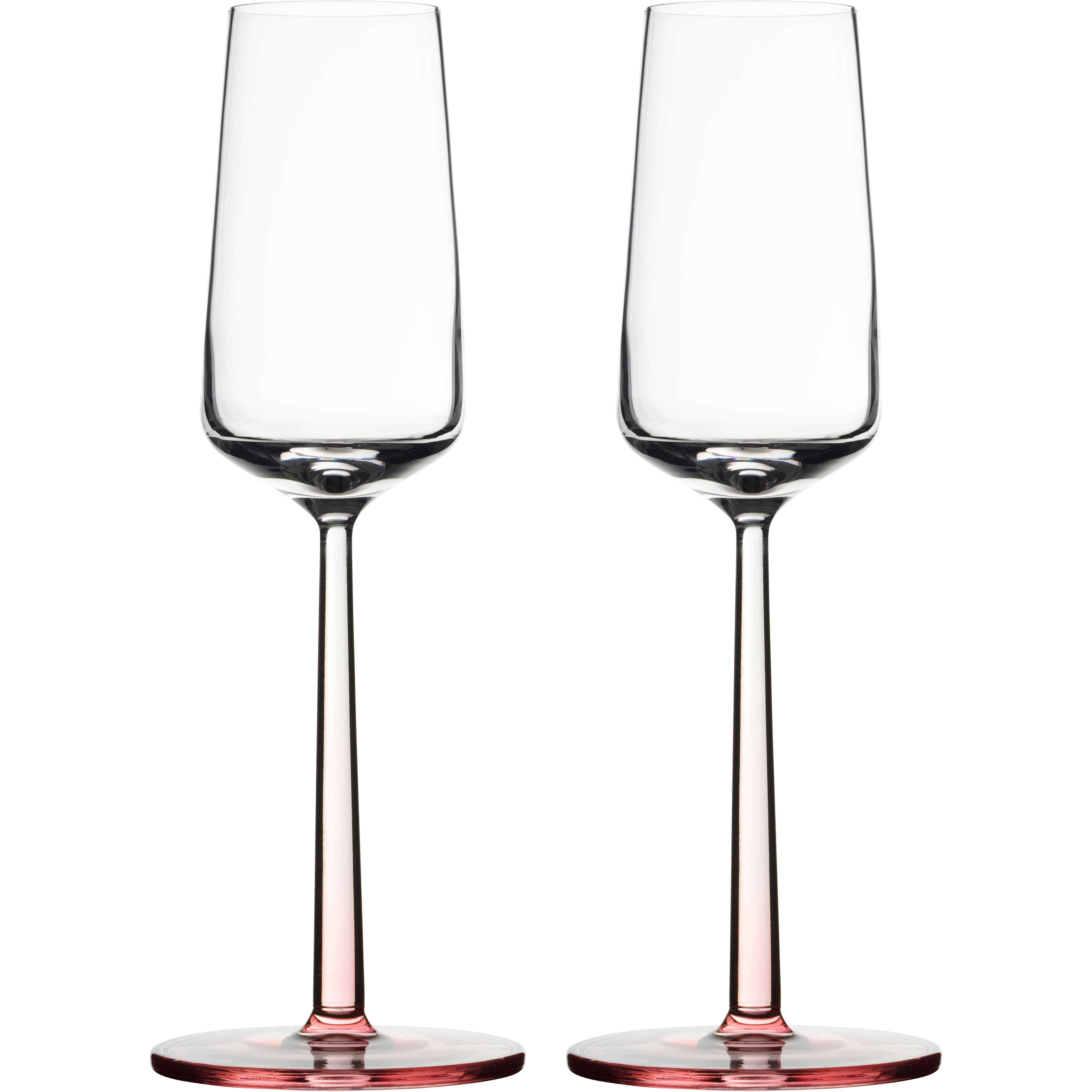 Iittala Essence Champagne 21 Cl 2-pack Ros - Champagneglas Glas Ros (Rosa) - 1084107