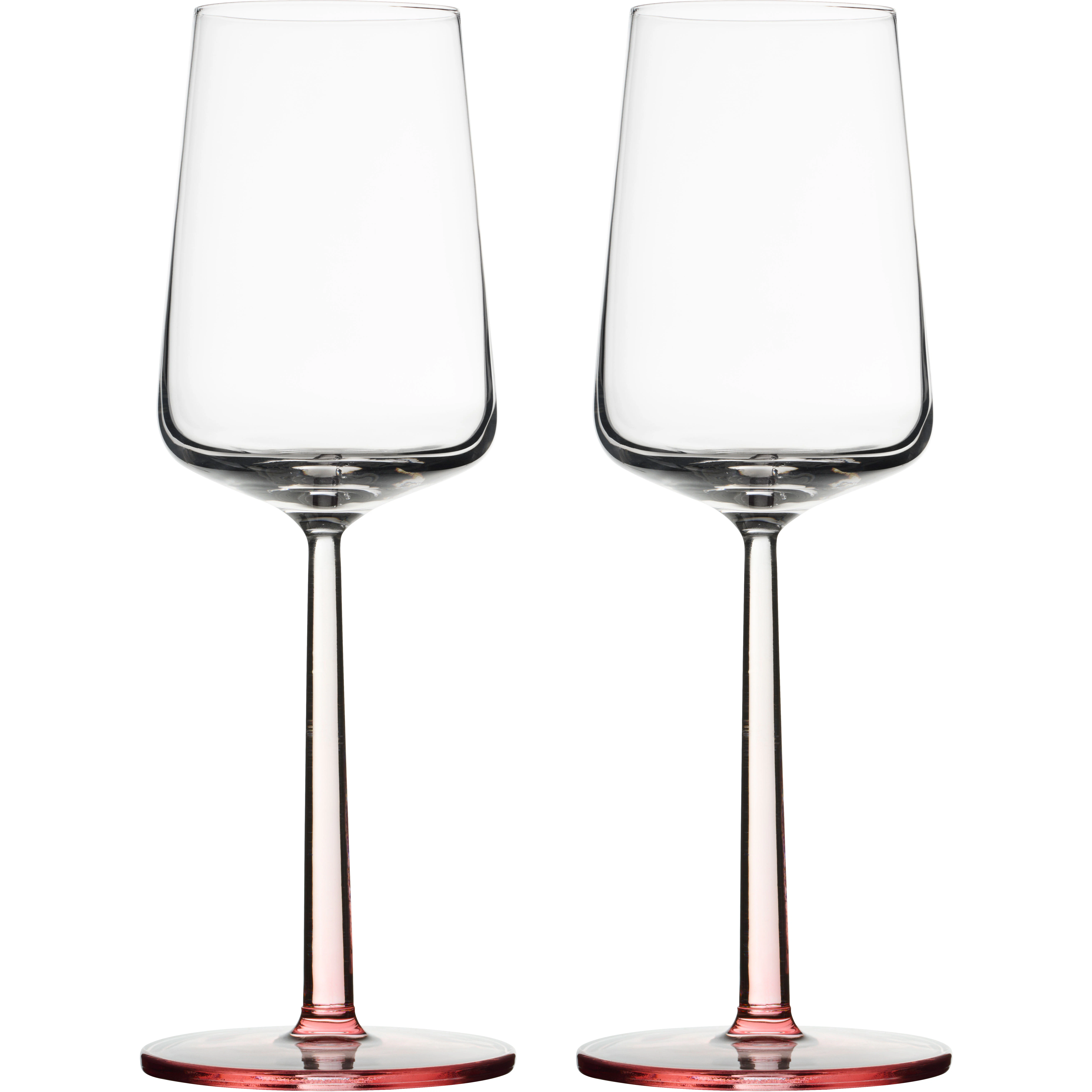 Iittala Essence Vitvins 33 Cl 2-pack Ros - Vinglas Glas Ros (Rosa) - 1084105