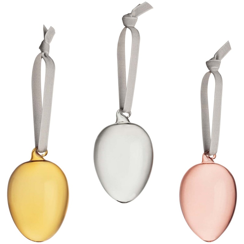 Glasägg, 3-Pack