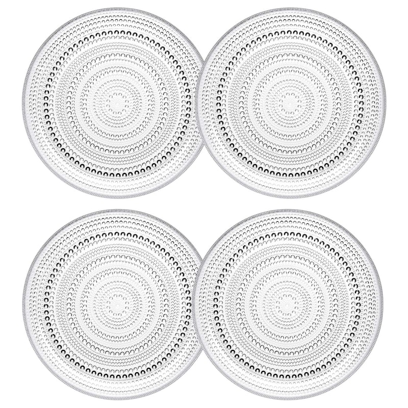 Kastehelmi Tallrik Klar 24,8 cm, 4-Pack