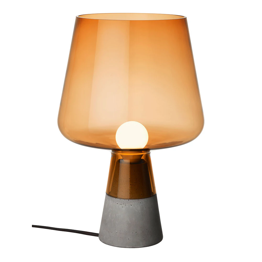 Iittala Leimu Bordslampa 38 Cm - Bordslampor Glas Koppar - 1009438