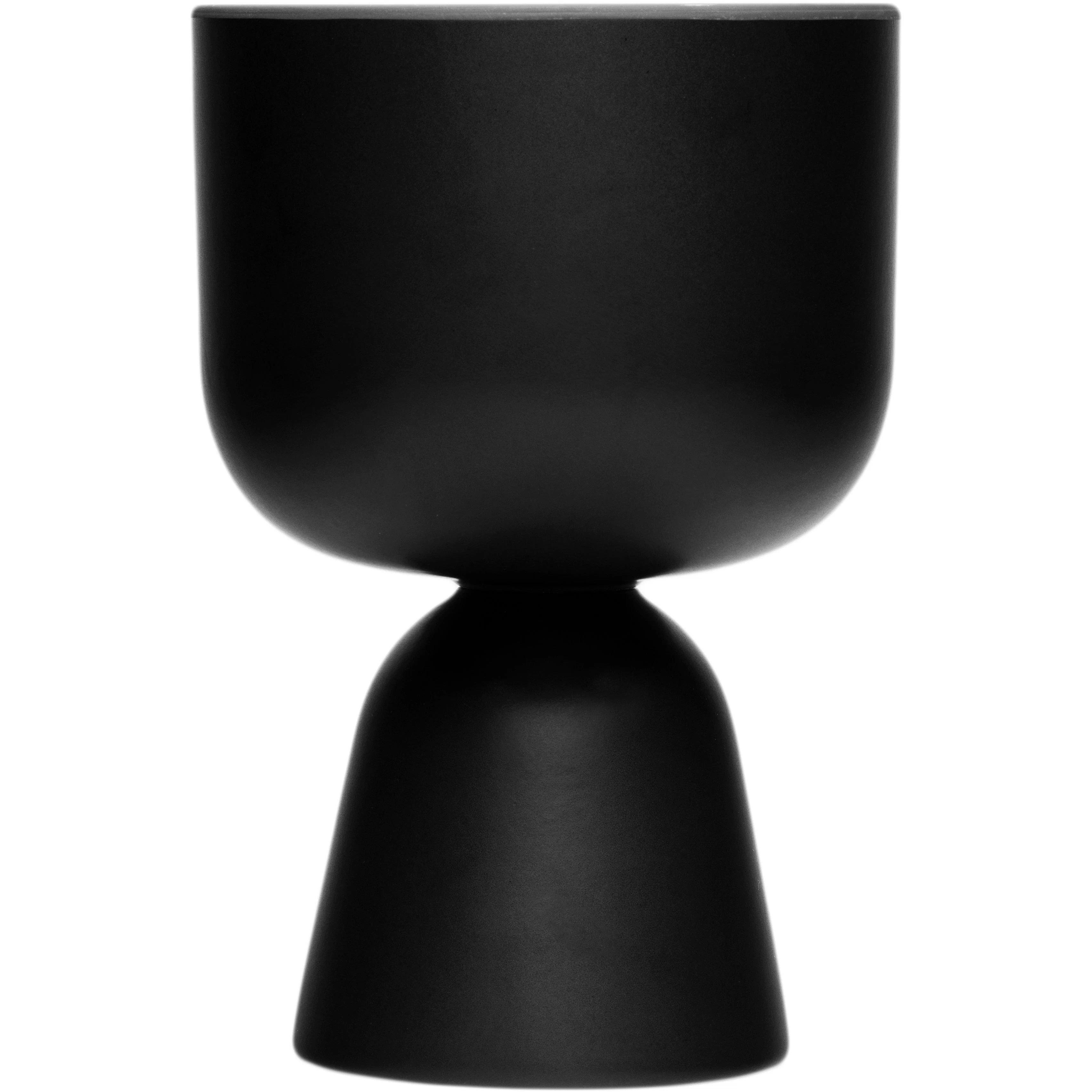 Iittala Nappula Kruka 19x12,5 Cm Svart - Krukor Keramik Svart - 1084103
