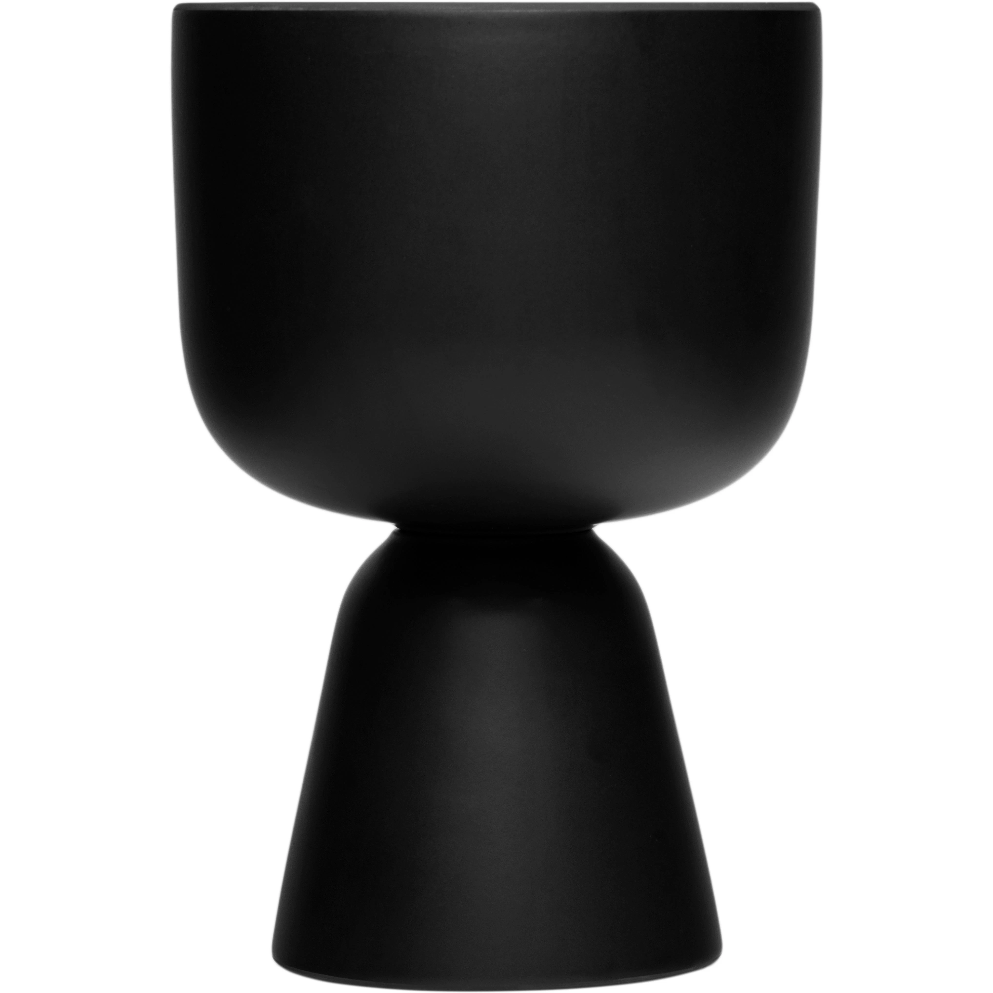 Iittala Nappula Kruka 23x15 Cm Svart - Krukor Keramik Svart - 1084100