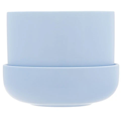 Iittala Nappula Kruka Med Fat 17x13 Cm Aqua - Krukor Keramik Aqua - 1076029