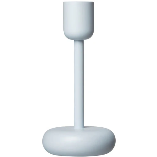 Iittala Nappula Ljusstake 183 Mm Aqua - Ljusstakar St&aring;l Aqua - 1076033