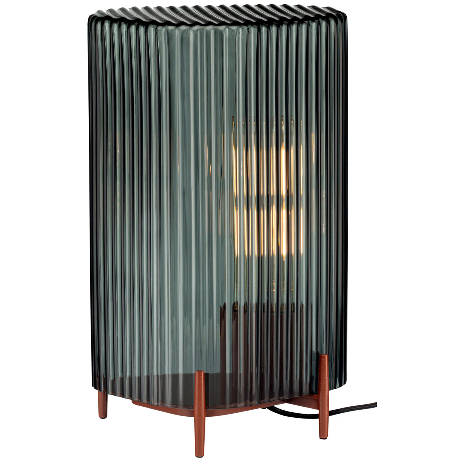 Iittala Putki Bordslampa Grå - Bordslampor Munblåst Glas Grå - 1056363