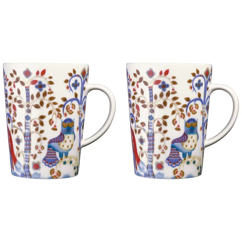 Taika Mugg 40 cl Vit, 2-Pack