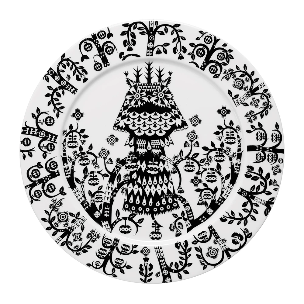 Iittala Taika Tallrik 27 Cm Svart - Mattallrikar Porslin Svart - 1011639