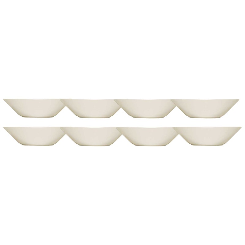 Teema Skål 21 cm Vit, 8-Pack