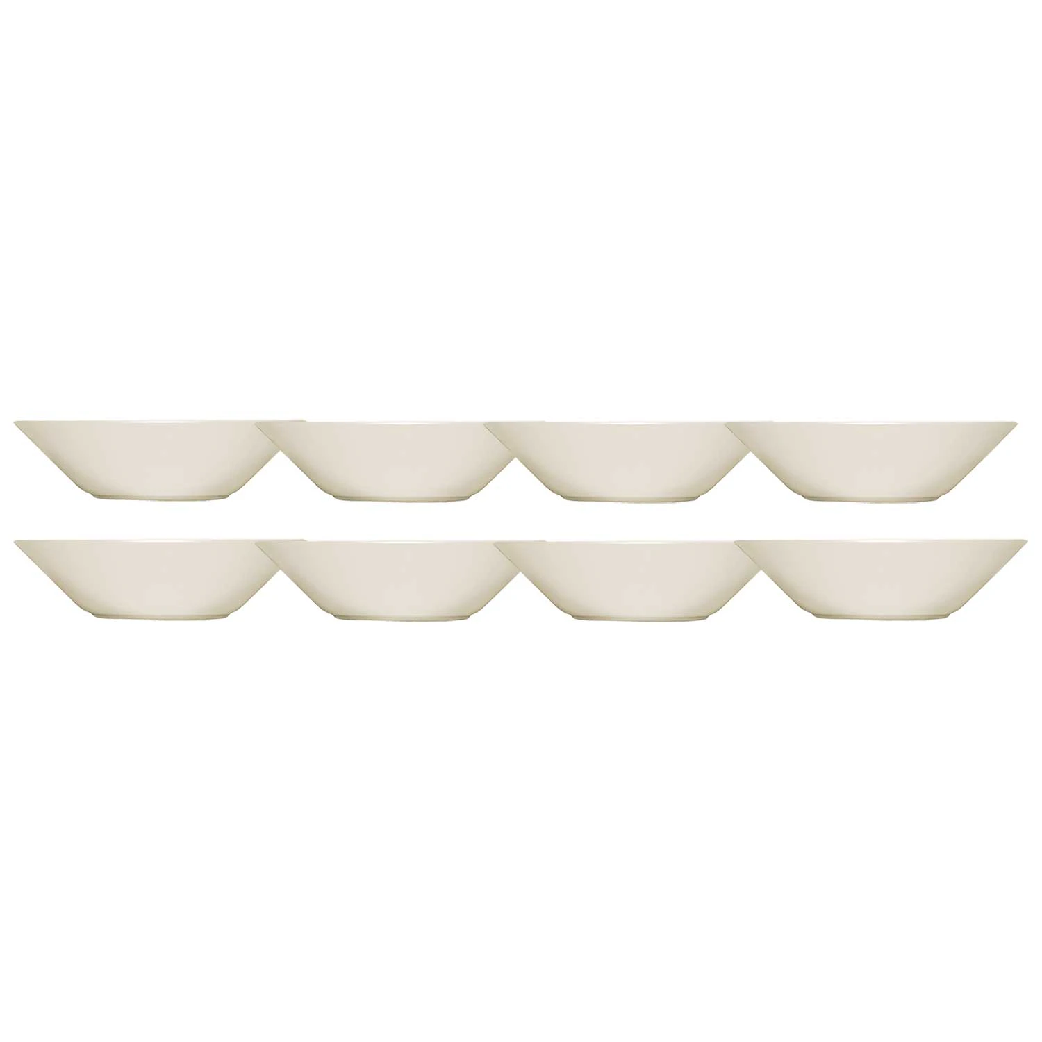 Iittala Teema Sk&aring;l 21 Cm Vit 8-pack - Serveringssk&aring;lar Porslin Vit - 1005921-8pack