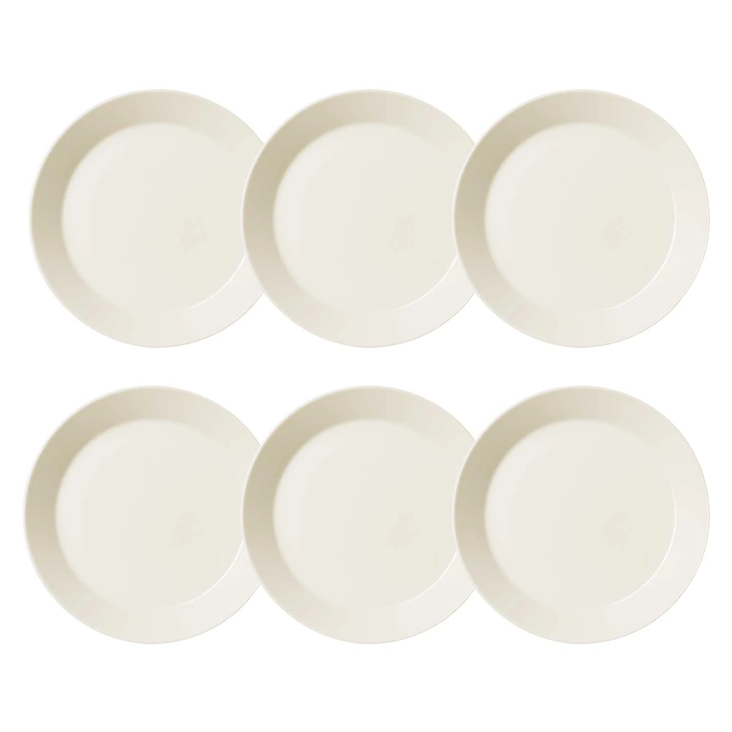 Iittala Teema Tallrik 21 Cm Vit 6-pack - Mattallrikar Porslin Vit - 1005917-6pack