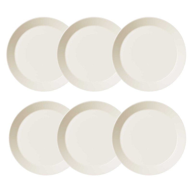 Teema Tallrik 26 cm Vit, 6-Pack