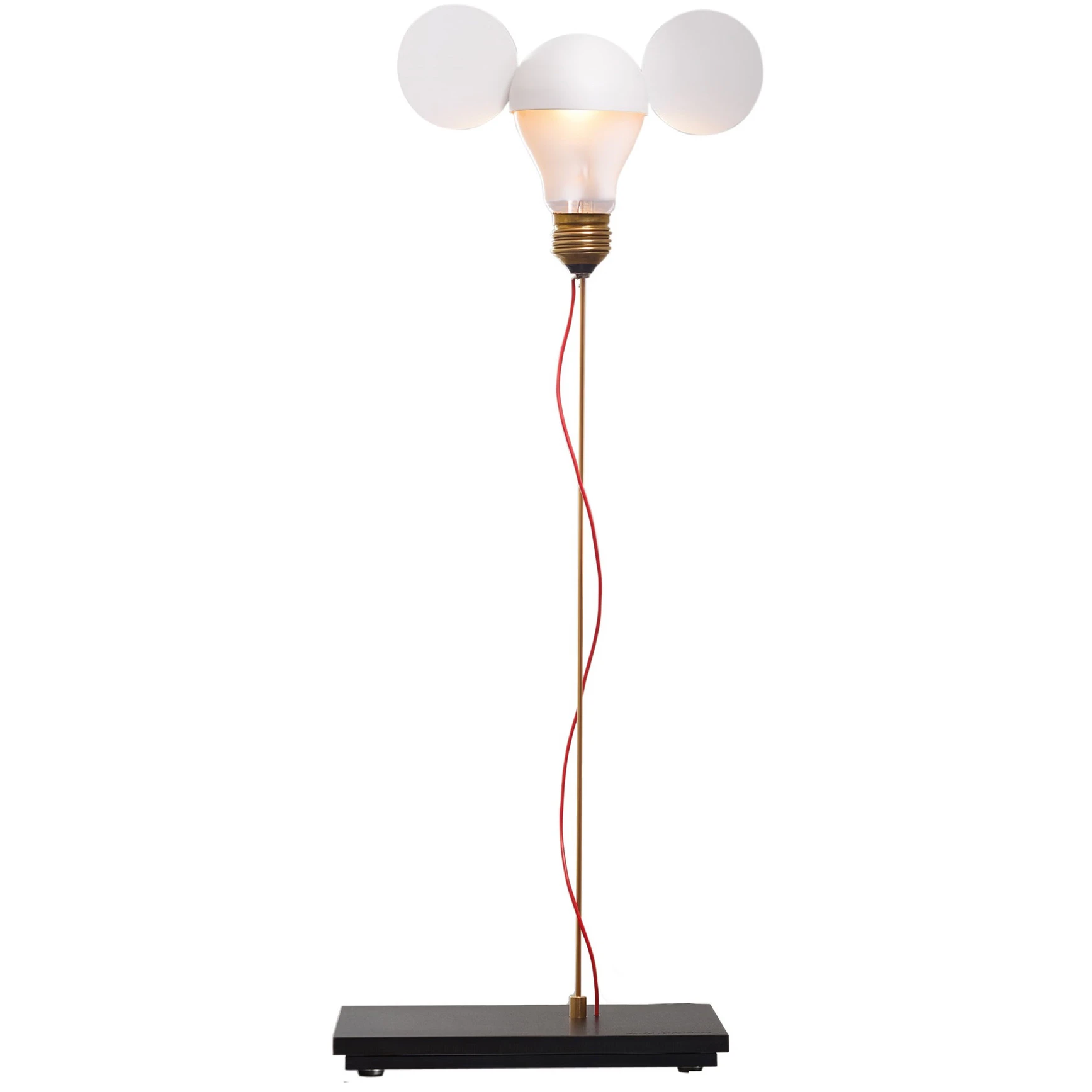 Ingo Maurer I Ricchi Poveri Toto Bordslampa Vit - Bordslampor Mässing Vit - 1927004