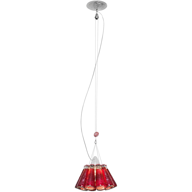 Campari Light Pendel Röd 400 cm