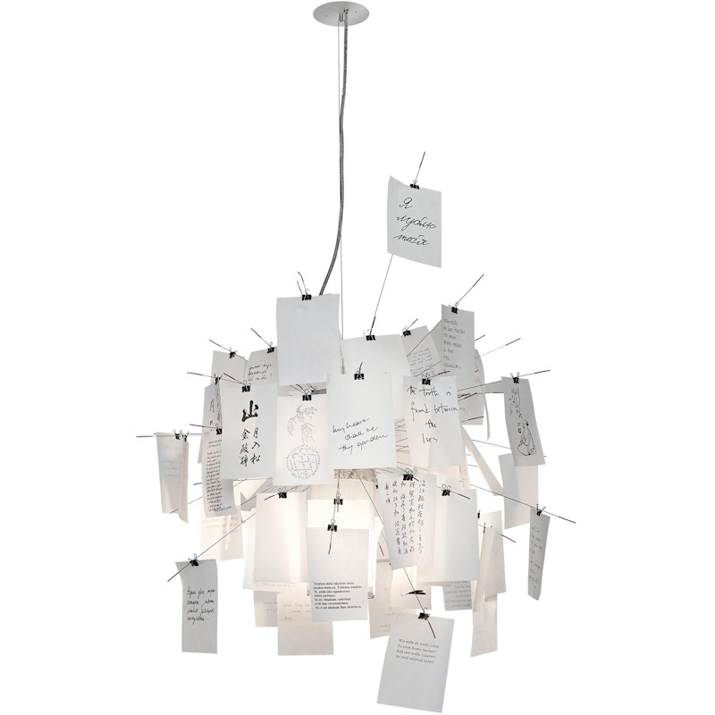 Zettel'z 6 Pendel Silver 200 cm
