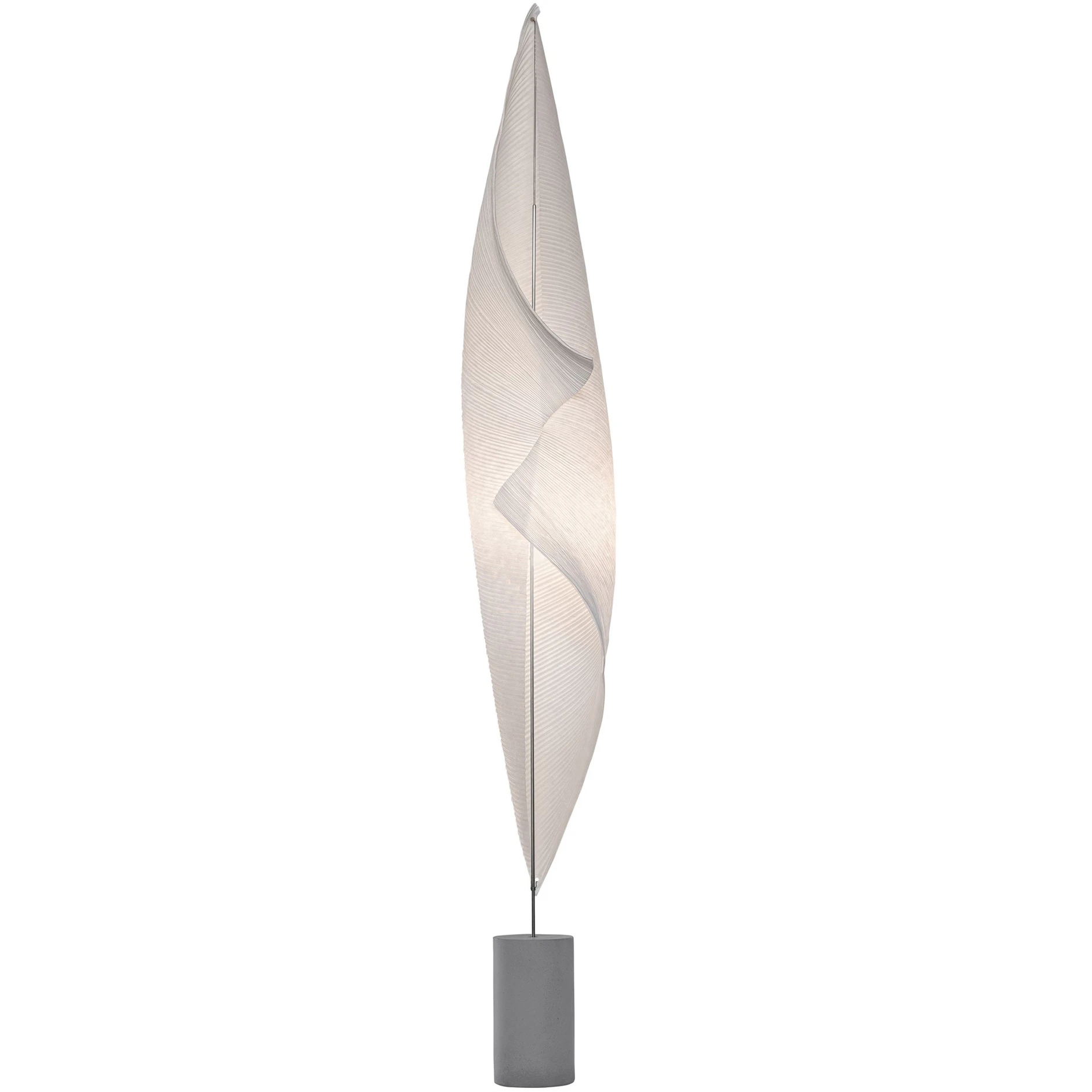 Ingo Maurer Wo-tum-bu 2 Golvlampa Vit - Golvlampor Betong Vit - 2827000