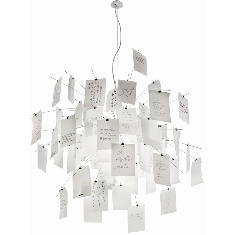 Zettel'z 5 Pendel Silver 330 cm