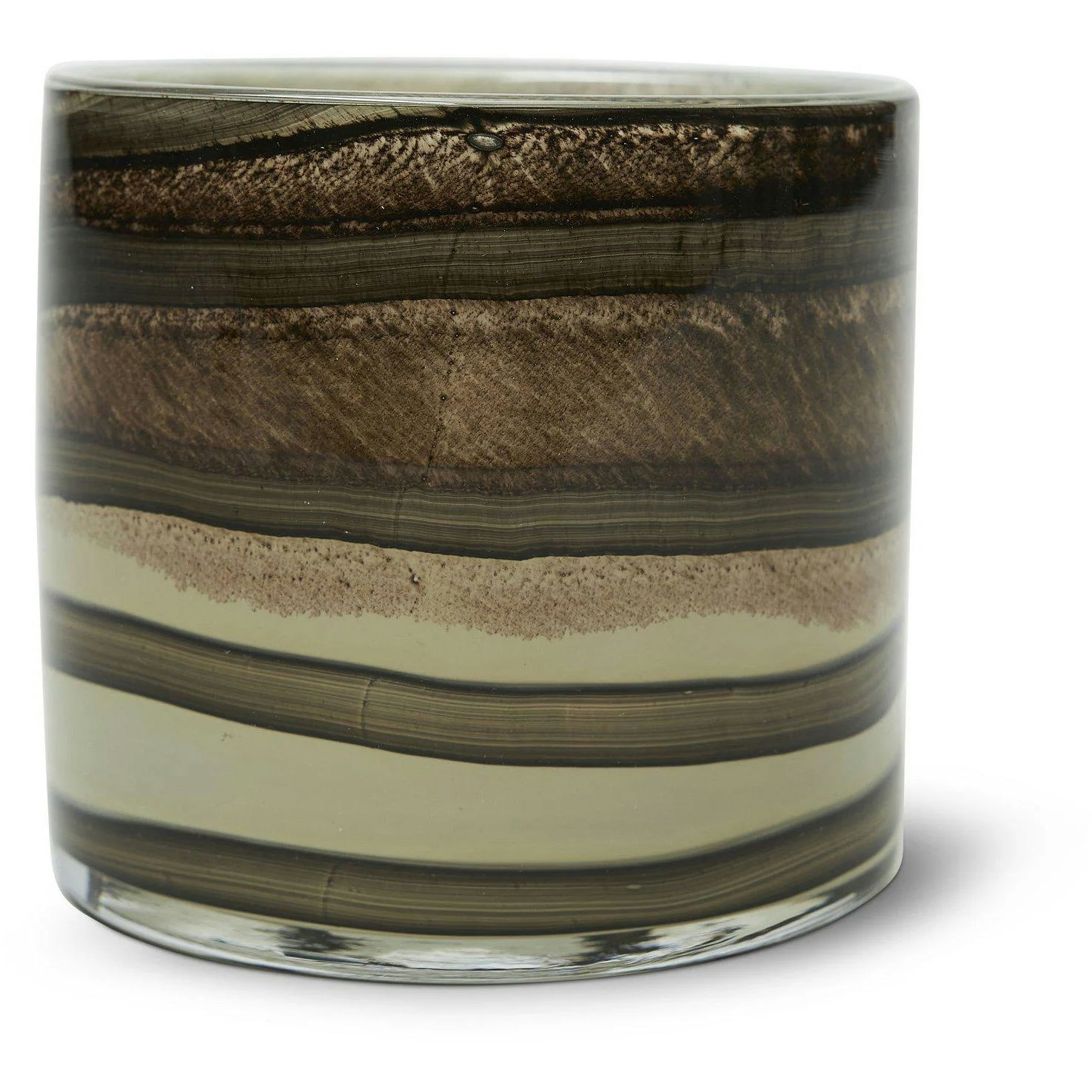 Jakobsdals Florence Ljuslykta 12 Cm - Ljuslyktor Glas Brun - N892400-02