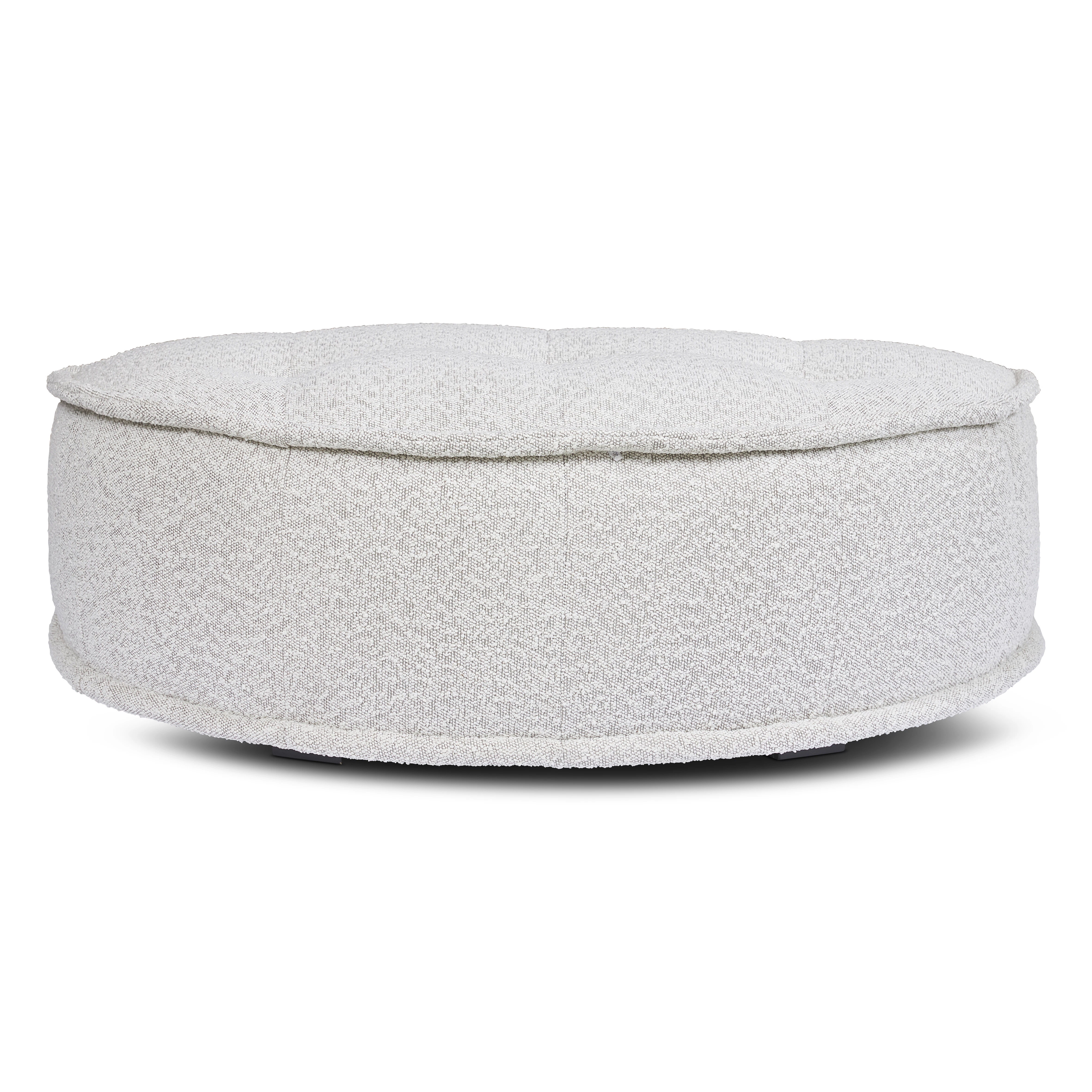 Jakobsdals Haven Sittpuff 58x115 Cm - Fotpallar Polyester Gr&aring; - N812405-90