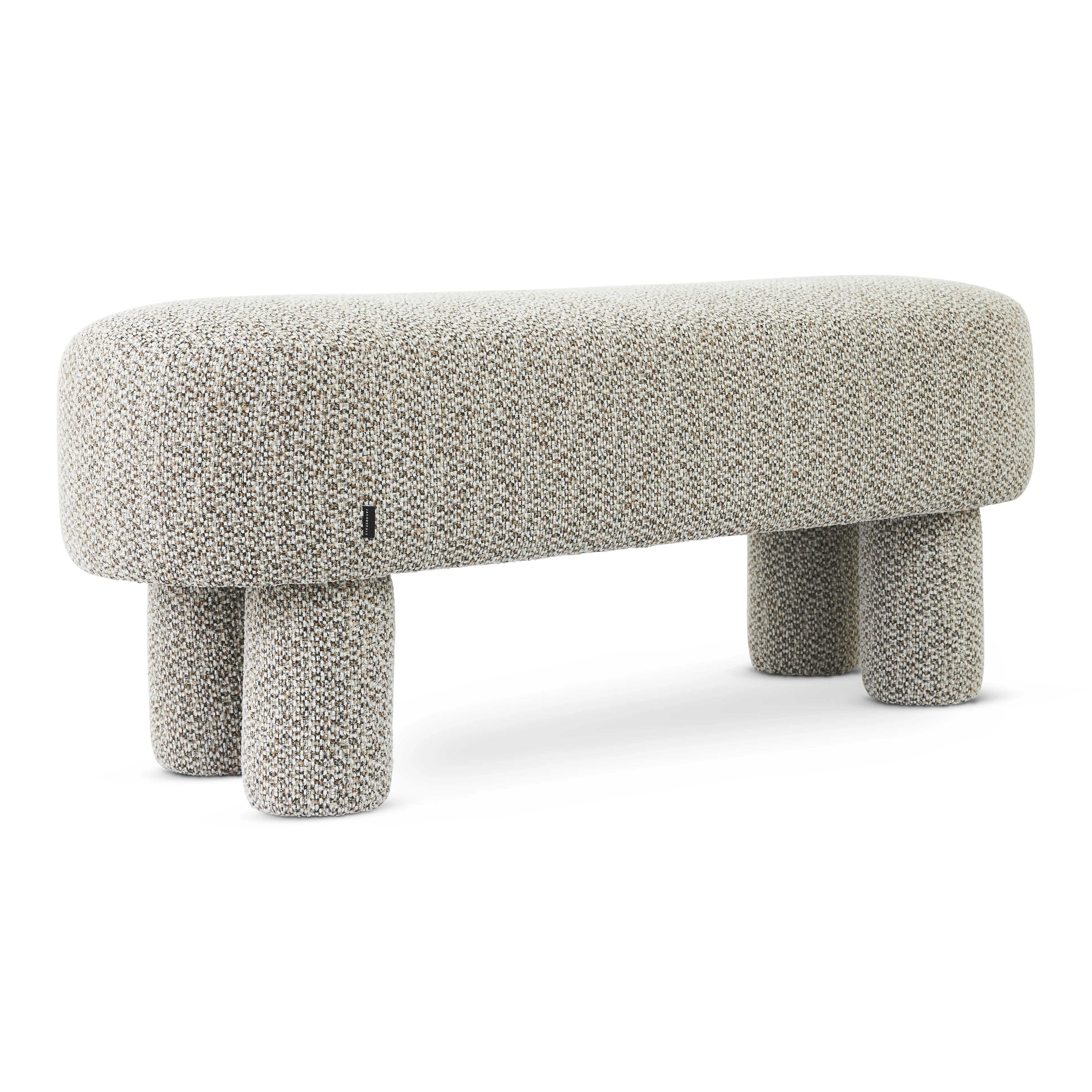 Jakobsdals Quinn Sittpuff - Sitts&auml;ckar & Sittpuffar Polyester Gr&aring; - N812411-12