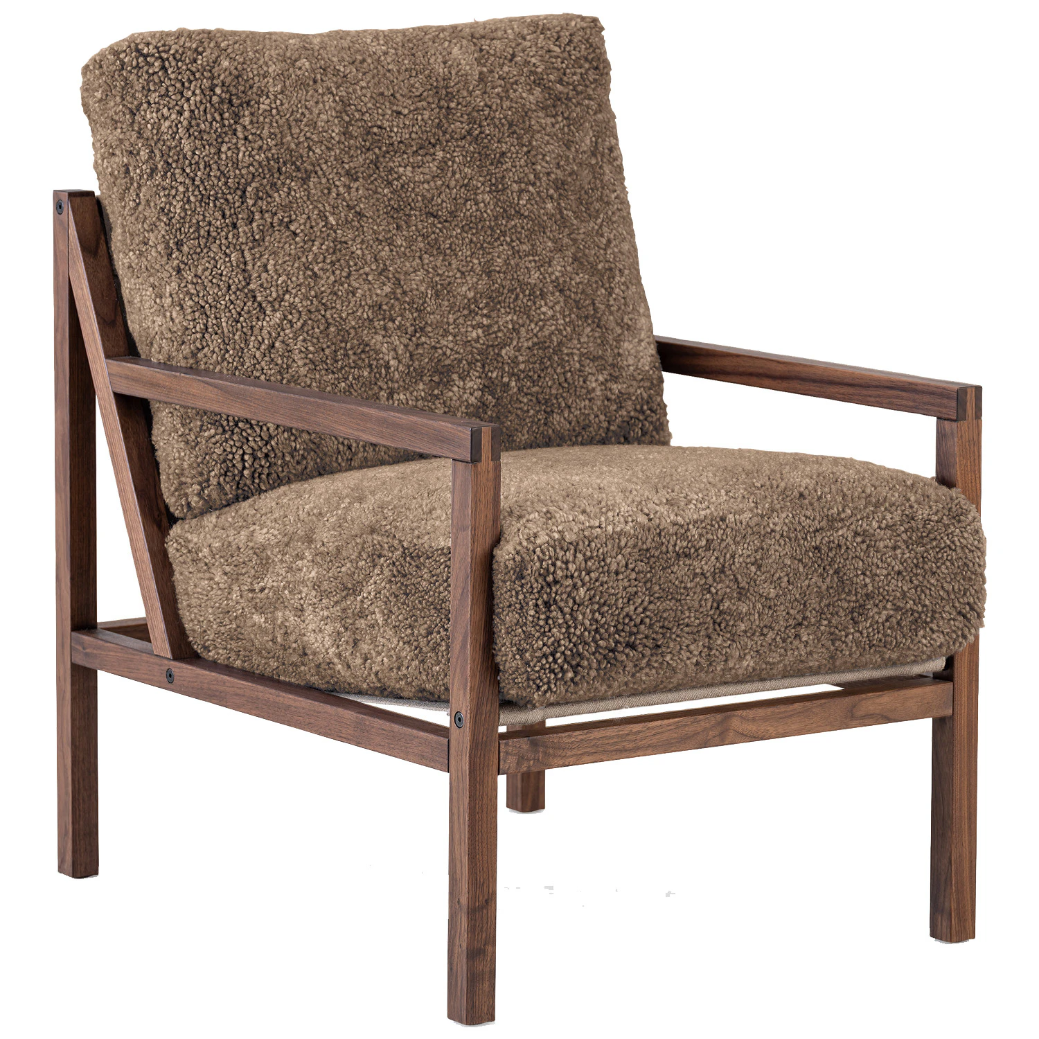 Jonas Ihreborn Seventy Five Wood F&aring;t&ouml;lj Valn&ouml;t / Sahara - F&aring;t&ouml;ljer F&aring;rskinn Sahara - SEFFVLFSH