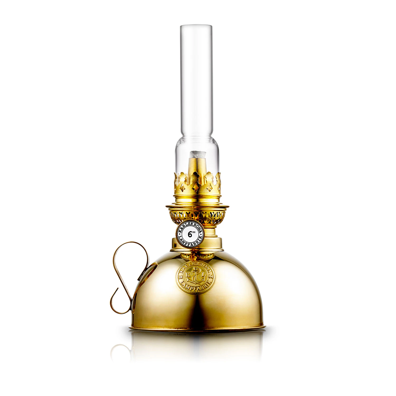 Karlskrona Lampfabrik Nattlampan Fotogenlampa Mässing - Fotogen- & Oljelampor Polerad Mässing - N223M