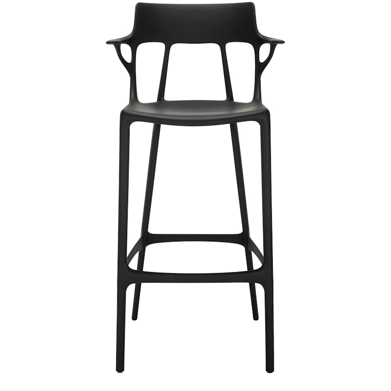 A.I. Barstol Återvunnen 75 cm, Svart