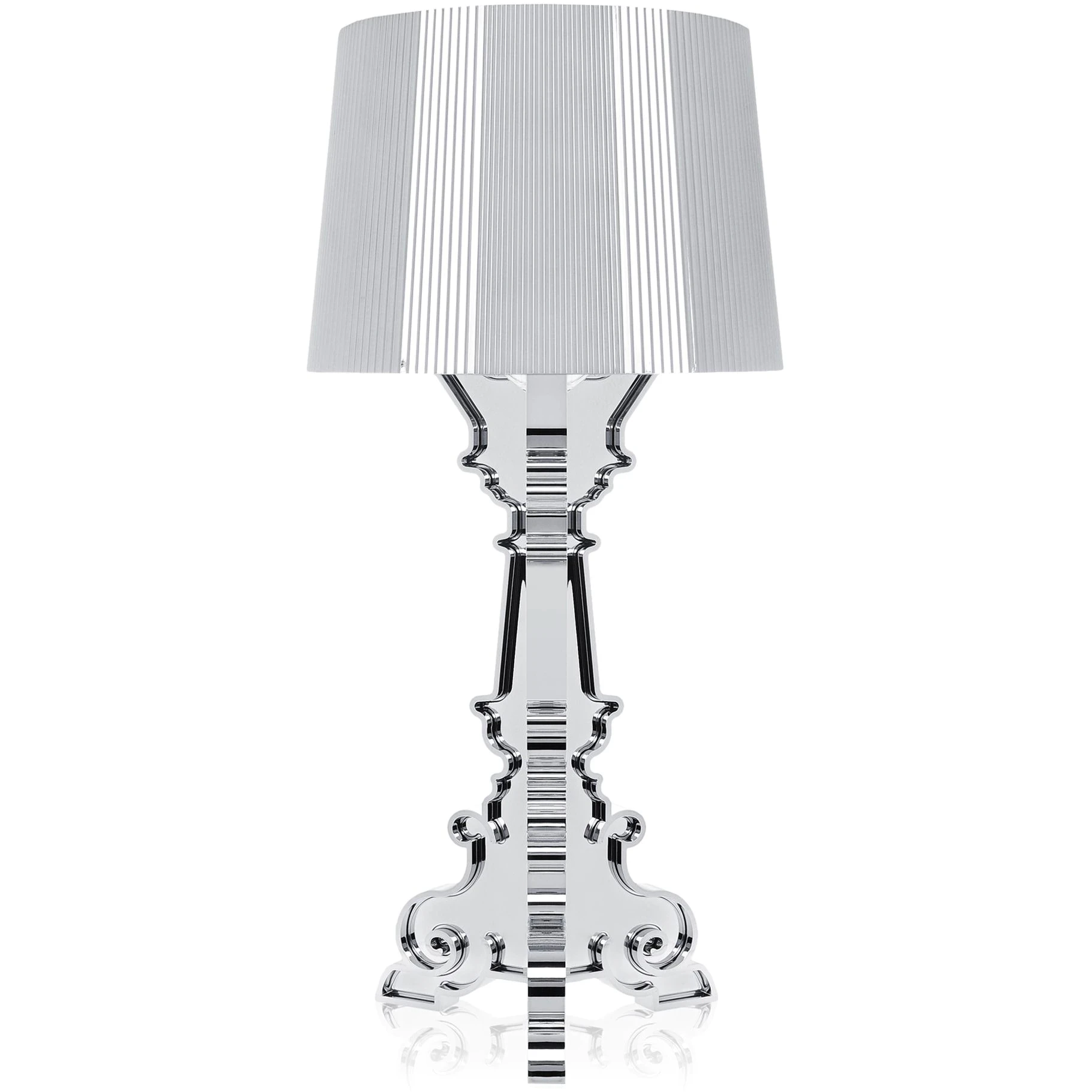 Kartell Bourgie Bordslampa Silver - Bordslampor Polykarbonat 2.0 Silver - 907200