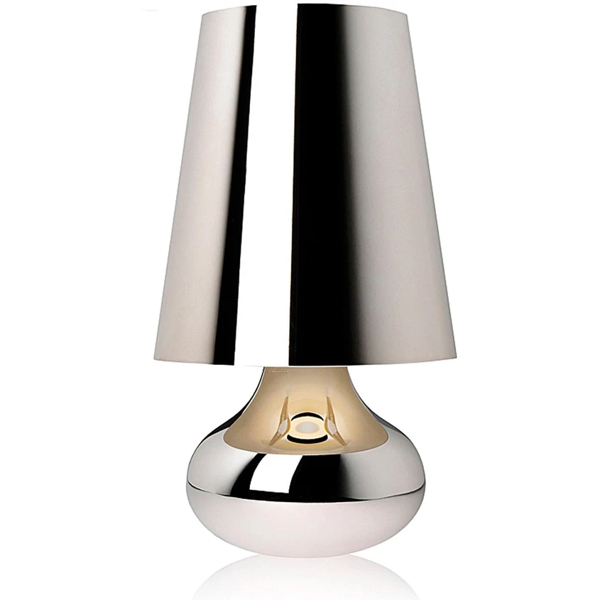 Kartell Cindy Bordslampa Platinum - Bordslampor Återvunnen Abs-plast Platinum - G9100M1