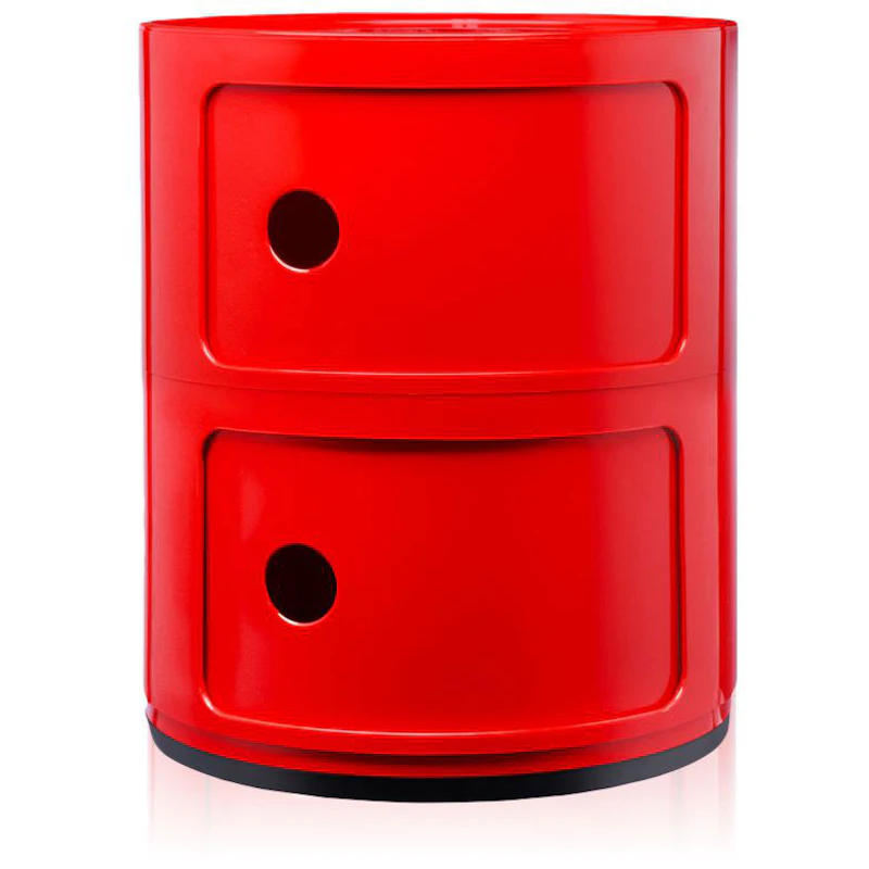 Componibili Classic Förvaring Med 2 Fack, Röd