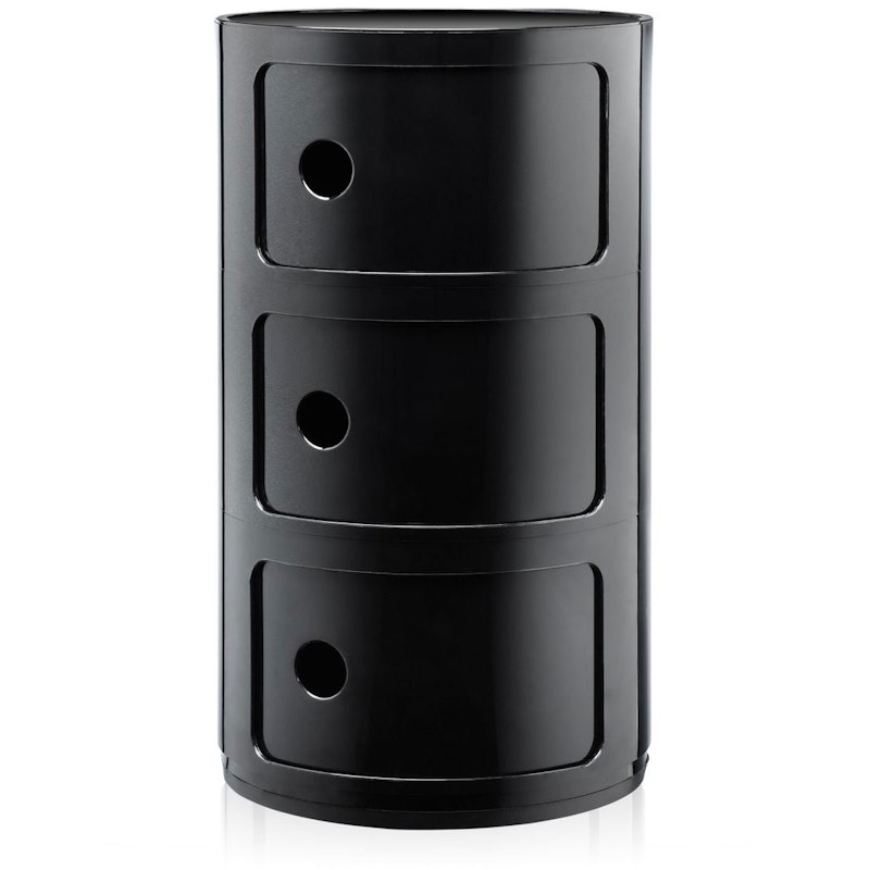 Componibili Classic Förvaring Med 3 Fack, Svart