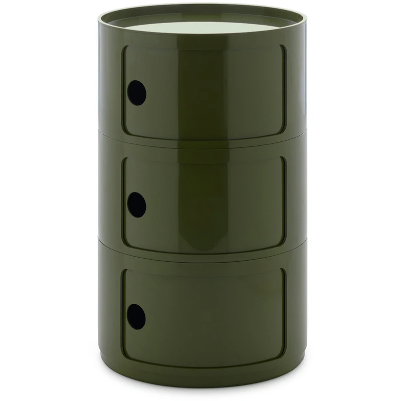 Componibili New Big Förvaring Med 3 Fack, Grön