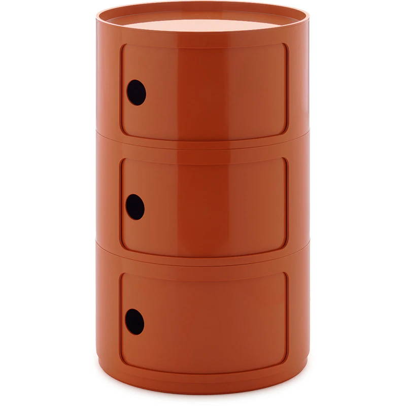 Componibili New Big Förvaring Med 3 Fack, Orange