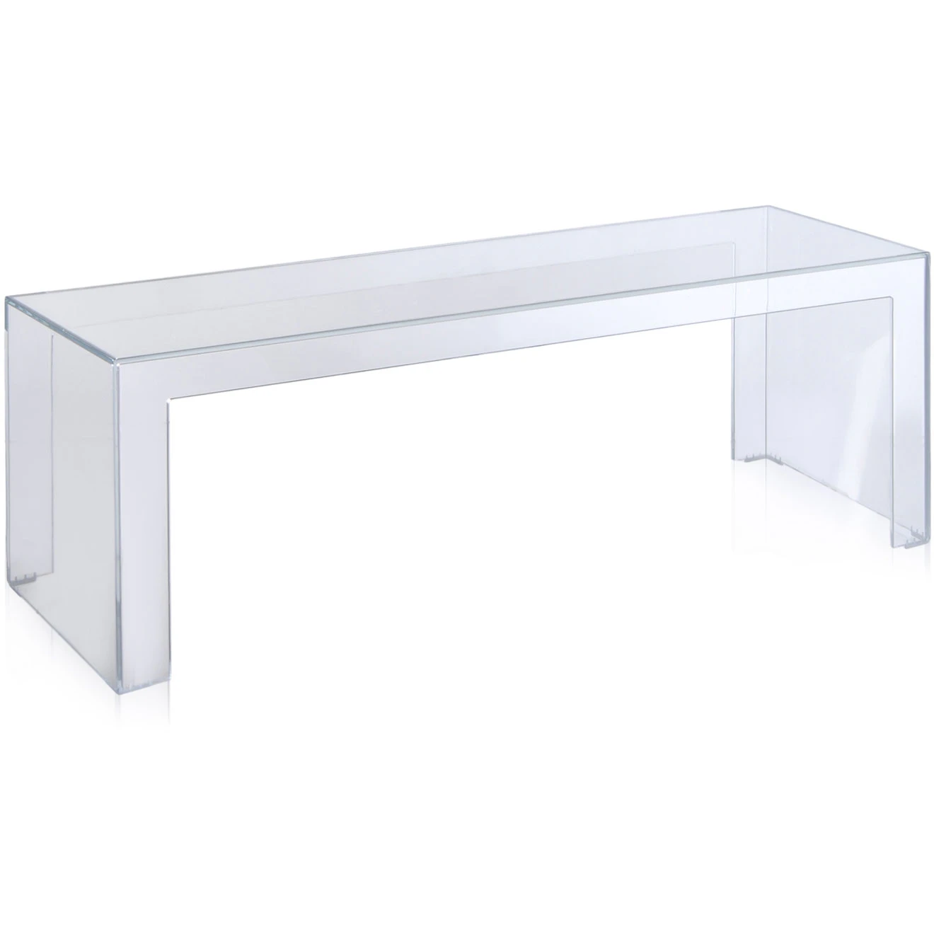 Kartell Invisible Sidobord 40 Cm Kristall - Soffbord Polykarbonat Klar - 5000B4