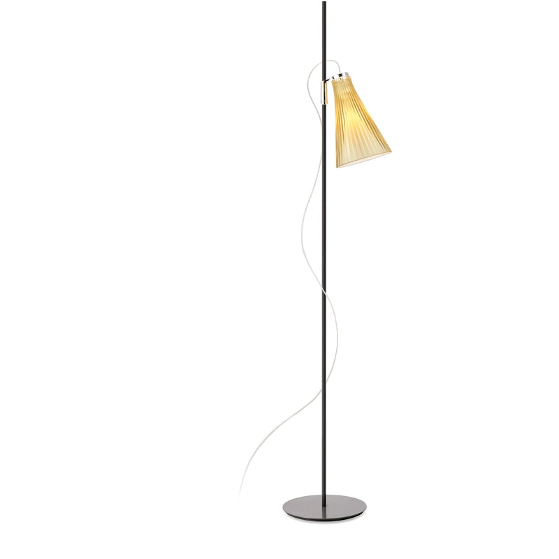 K-Lux Golvlampa, Svart / Straw Yellow