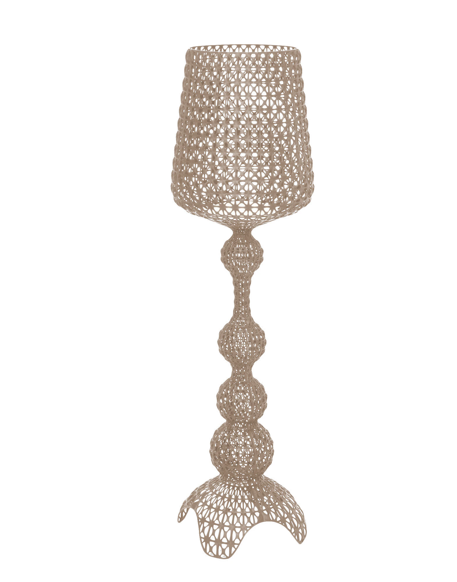 Kartell Kabuki Golvlampa Dove Grey - Golvlampor Termoplastisk Teknopolymer Dove Grey - 09180BE