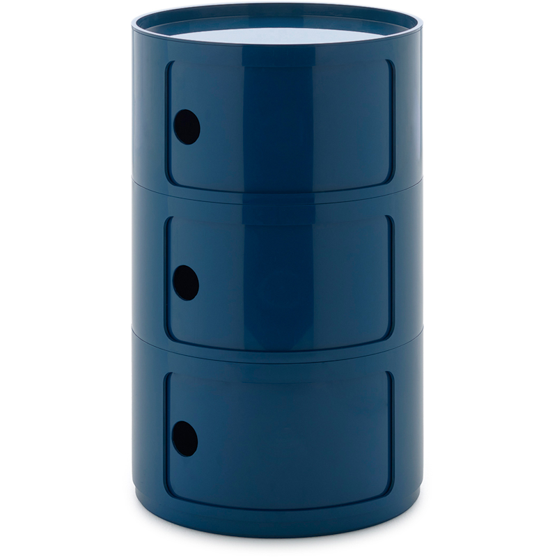 Componibili New Big Förvaring Med 3 Fack, Blå