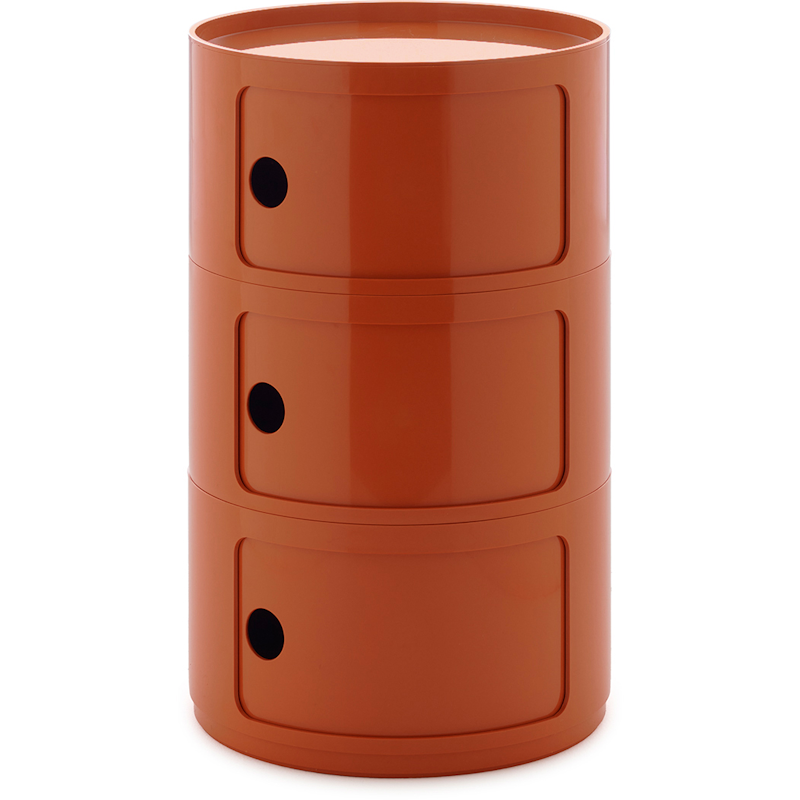 Componibili New Big Förvaring Med 3 Fack, Orange