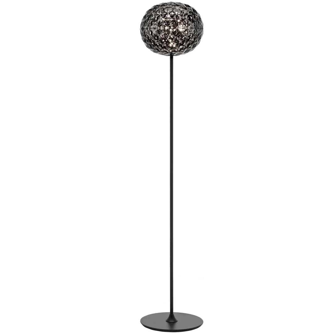 Kartell Planet Golvlampa 160 Cm Smoked Grey - Golvlampor Kromat Stål Rökgrå - 09388FU